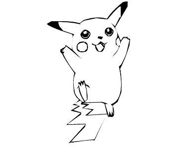 Pikachu Coloring Pages on Pin Pikachu Snorlax Colouring Pages Picture To Pinterest